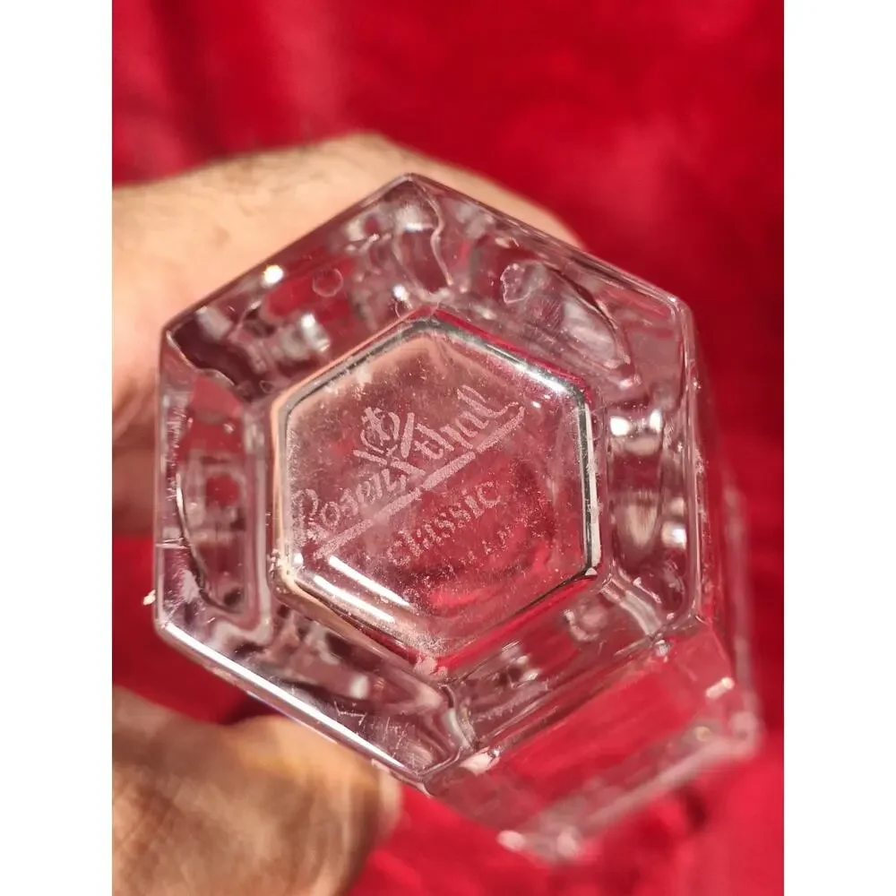 Rosenthal Classic Germany Heavy Crystal Vase 8in Geometric Modern Clear Glass